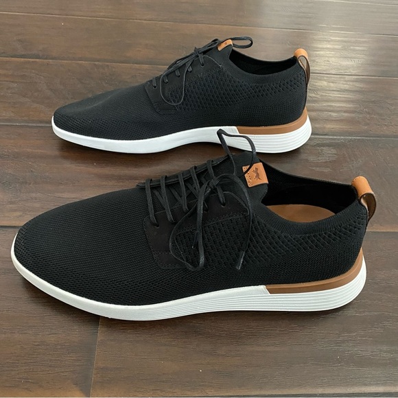 Wolf & Shepherd SwiftKnit Black lace up sneakers men’s size 11 - Picture 3 of 8